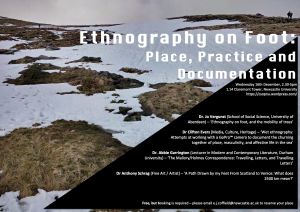 Ethnography on foot poster